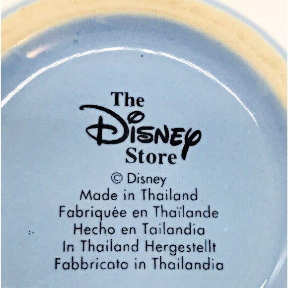 The Disney Store Mickey Mouse on Handle Coffee Mug Blue Ceramic Tea Cup 4.5 x 4 - Picture 7 of 8